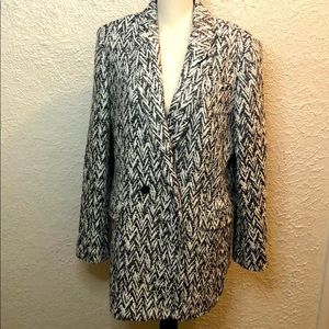 NWT Banana Republic Herringbone Knit Blazer, L